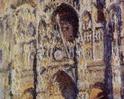 克劳德莫奈 - Rouen Cathedral, Full Sunlight